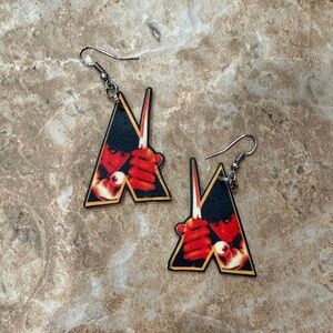 “A Clockwork Orange” Graphic Dangle Earrings